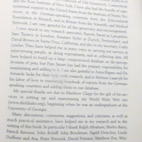 1st ED. 2009 DOGS That Know When Their OWNERS Are COMING Home Rupert Sheldrake - Picture 11 of 13